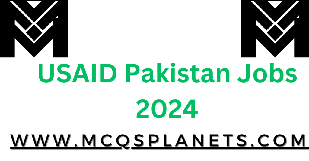 USAID Pakistan Jobs 2024