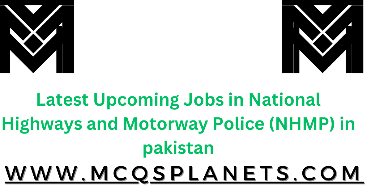 Latest Upcoming Jobs in NHMP