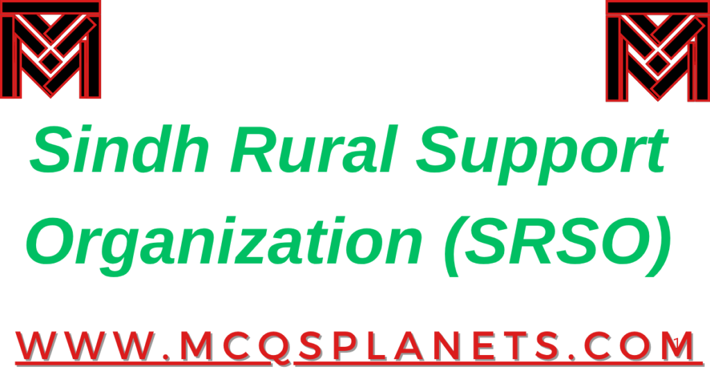 Sindh Rural Support Organization (SRSO)