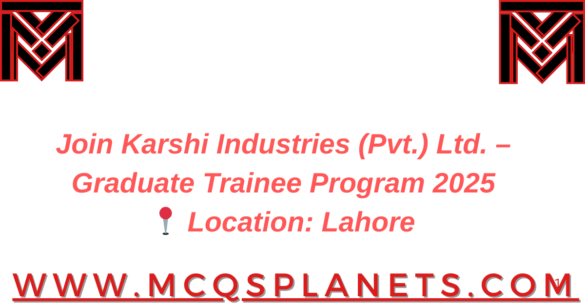 Join Karshi Industries  Limited 2025