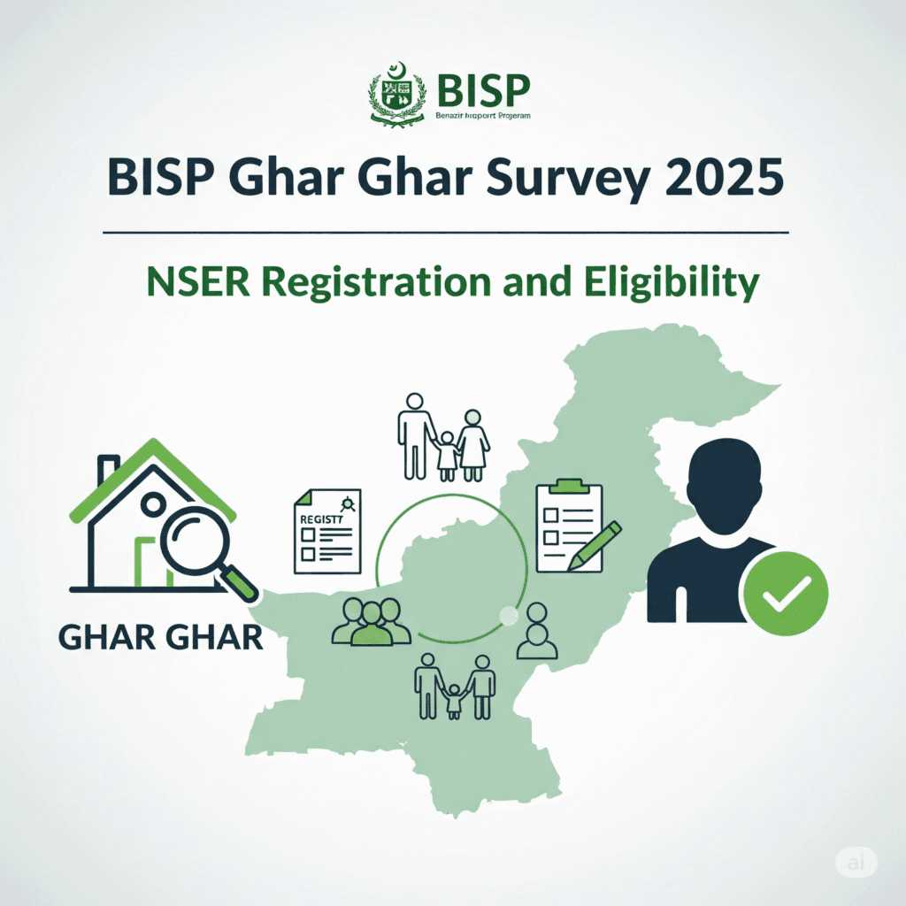 Benazir Income Support Program (BISP) – Ghar Ghar Survey 2025