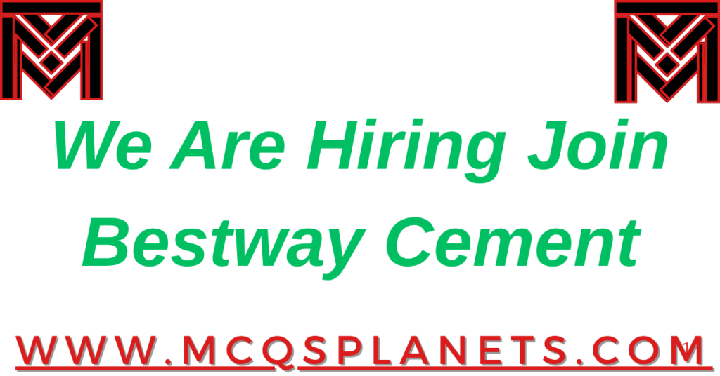 We Are Hiring Join Bestway Cement