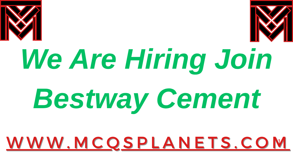 We Are Hiring  Join Bestway Cement