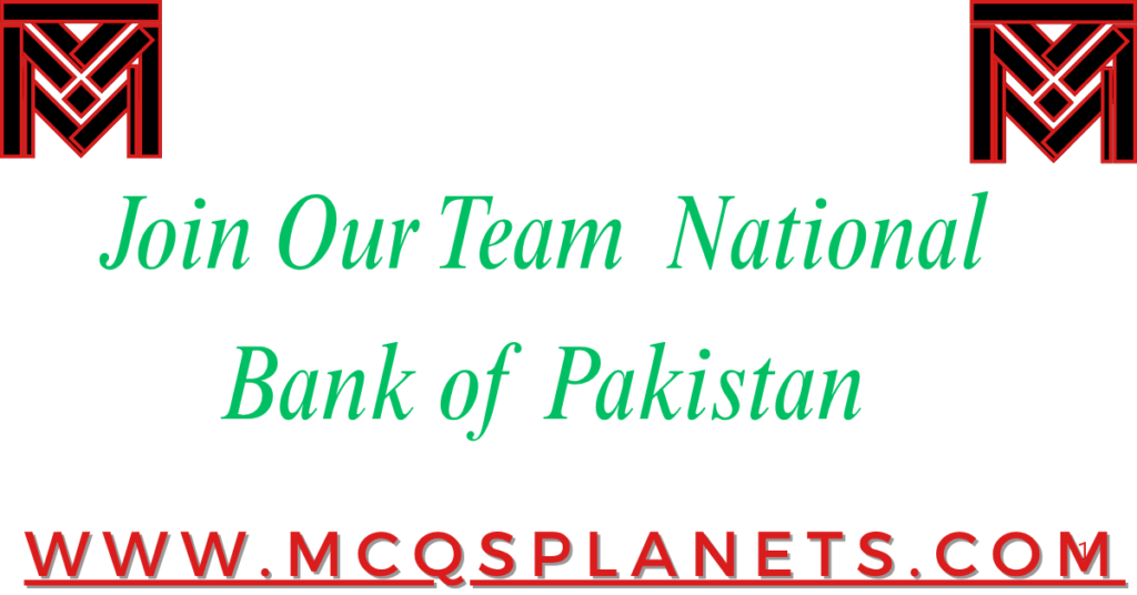 Join Our Team – National Bank of Pakistan