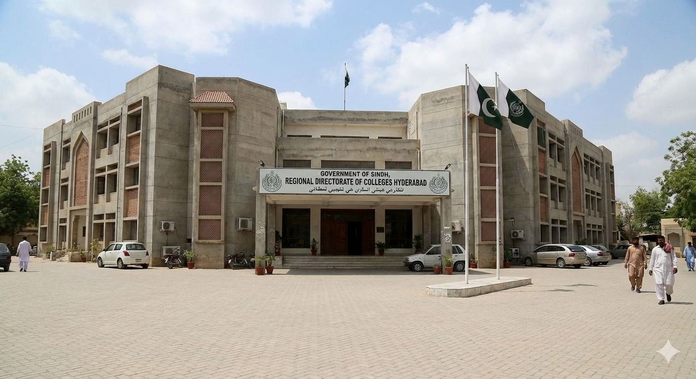 Government of Sindh  Regional Directorate of Colleges Hyderabad