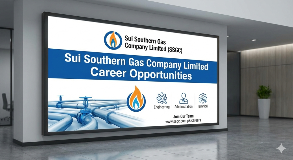 Sui Southern Gas Company Limited (SSGC) – Career Opportunities