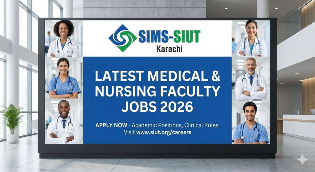 SIMS-SIUT Karachi Latest Medical & Nursing Faculty Jobs 2026
