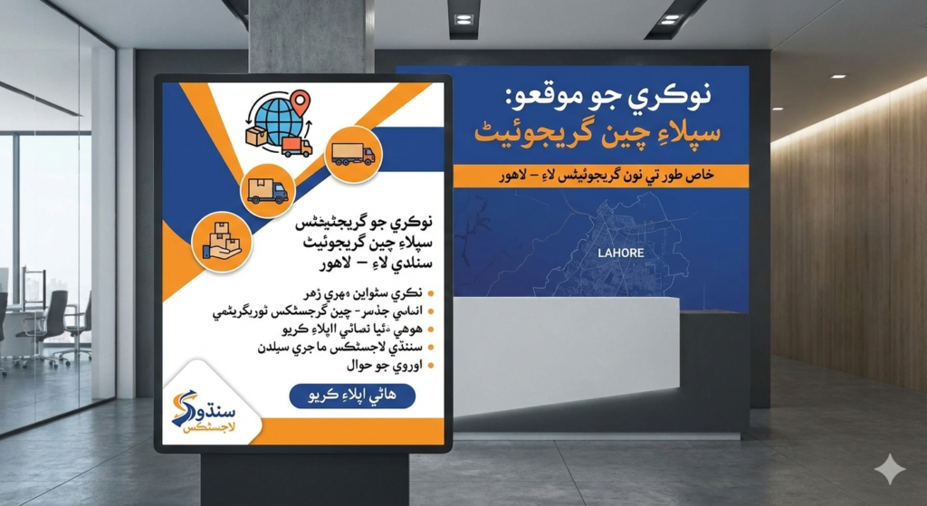 Now Hiring: Supply Chain Graduate (Fresh Graduates) – Lahore