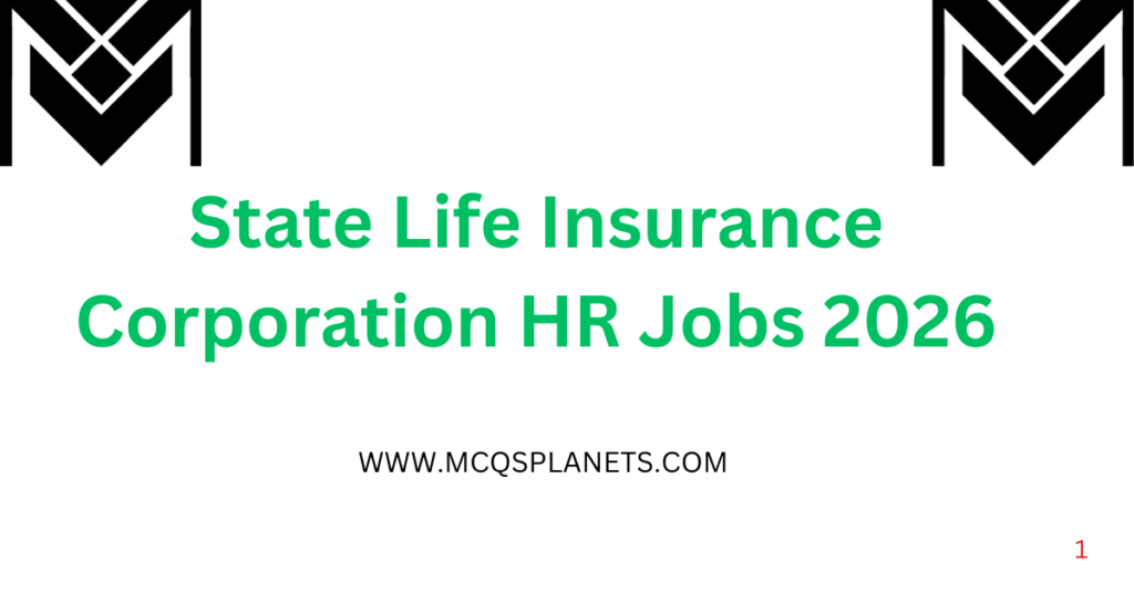 State Life Insurance Corporation HR Jobs 2026