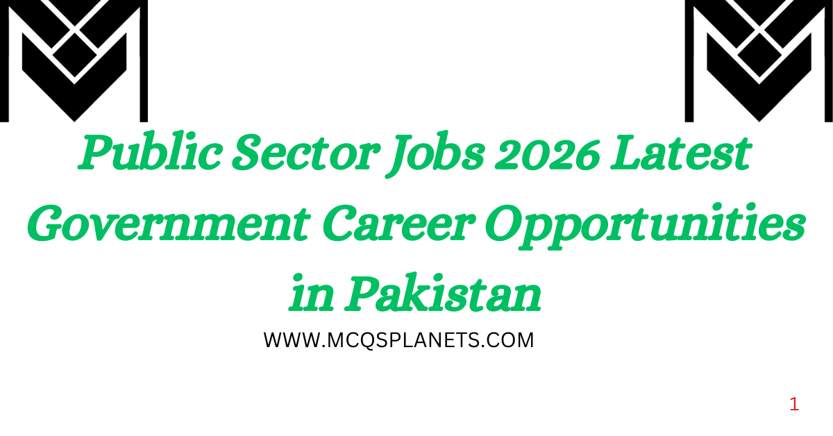 Public Sector Jobs 2026