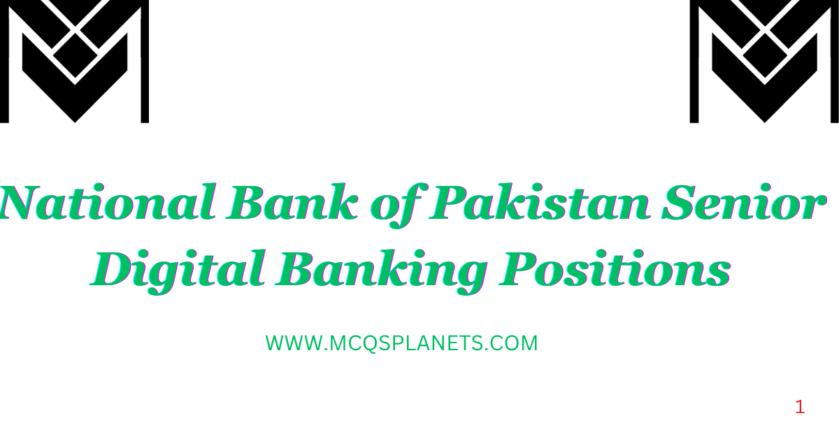 National Bank of Pakistan Jobs 2026
