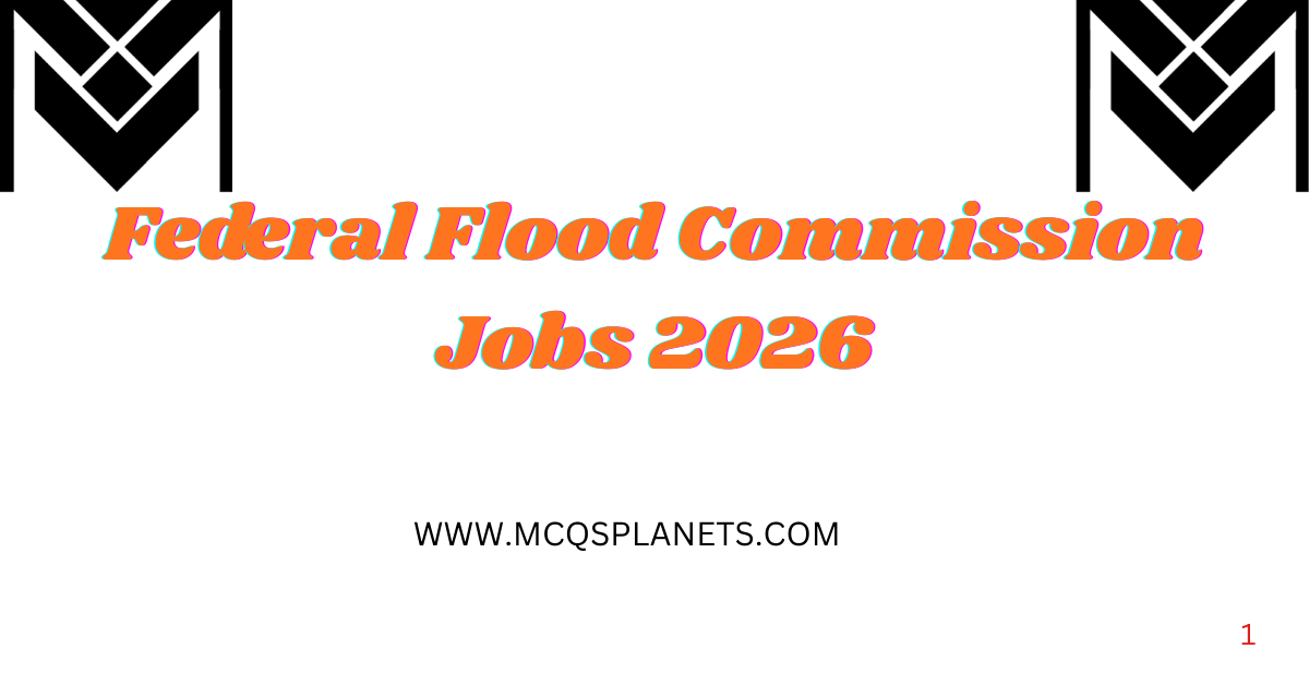 Federal Flood Commission Jobs 2026