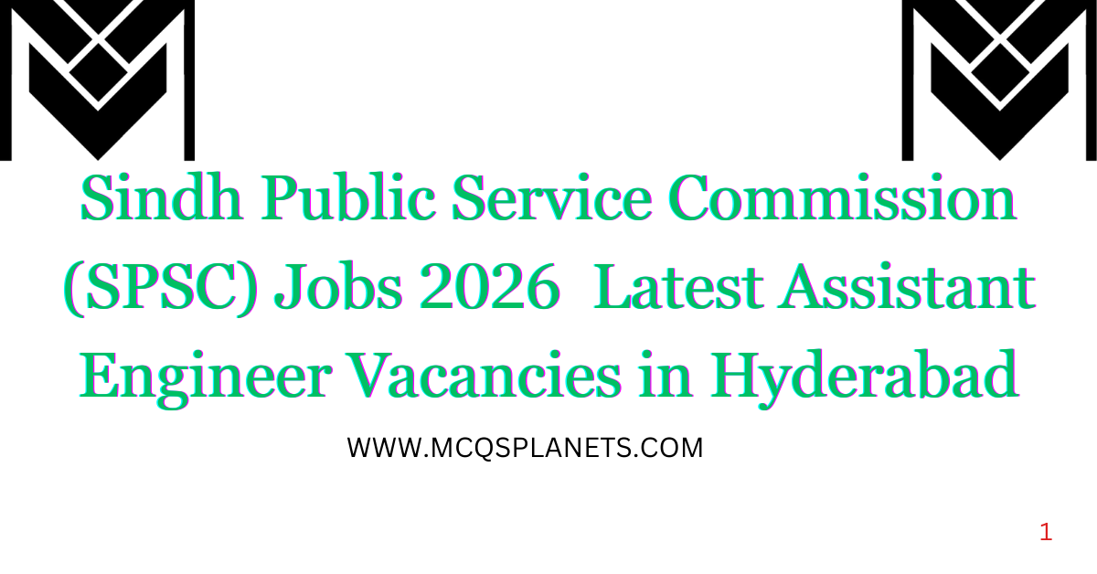 Sindh Public Service Commission (SPSC) Jobs 2026