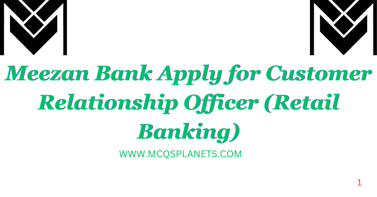 Meezan Bank Jobs 2026