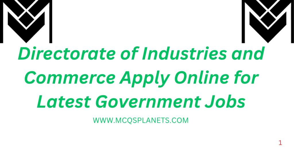 Directorate of Industries and Commerce